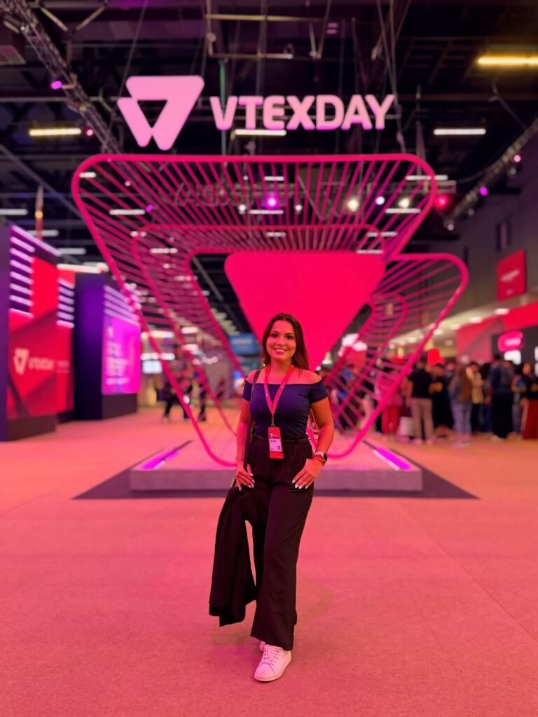 Camila Mecenas no VTEX Day, evento de comércio digital